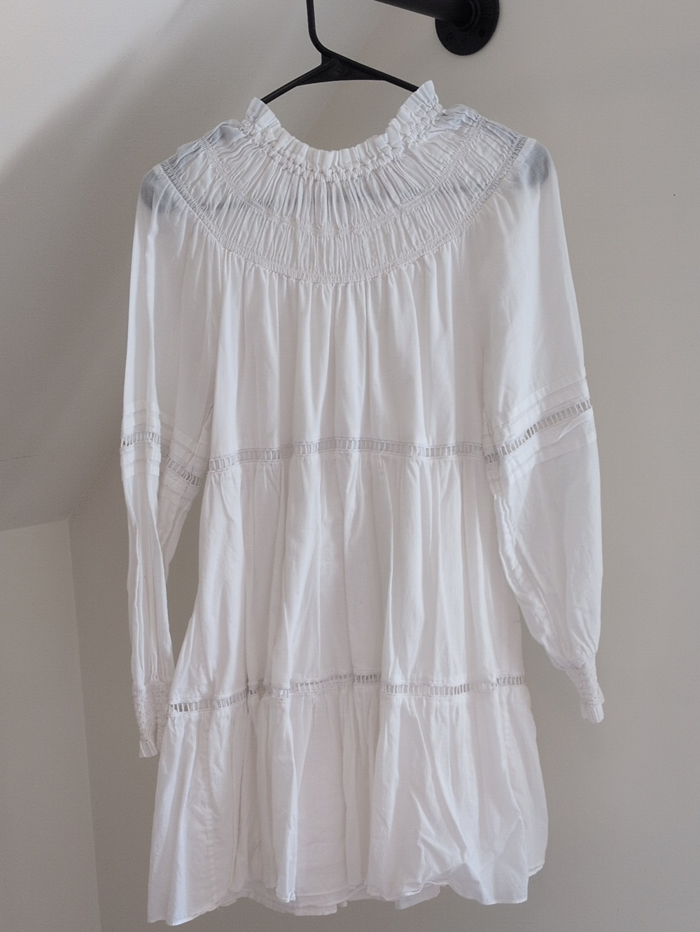 Michael Kors White Tiered Dress